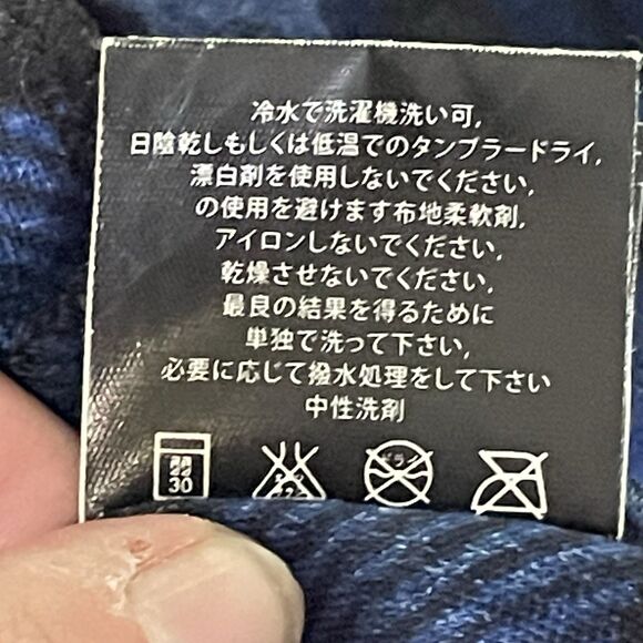 686‎ Smarty Men’s Blue Black Fleece Shacket Size S - Picture 11 of 11